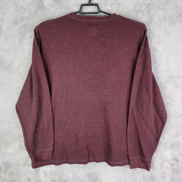 Mens Red Head Brand Co Burgundy Sweater Crewneck Long Sleeve Size 2XL - Picture 6 of 9